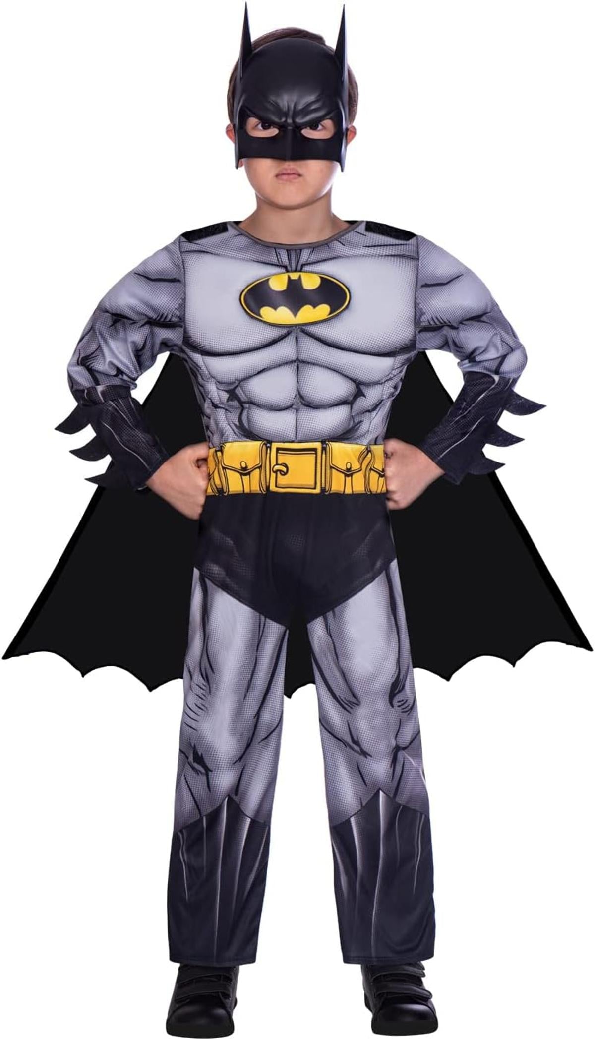 Amscan klassisches Batman Kostüm für Kinder Jungen 10-12 Jahre