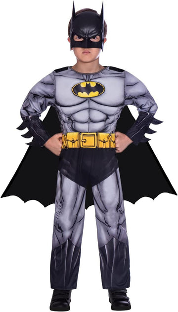 Amscan klassisches Batman Kostüm für Kinder Jungen 10-12 Jahre