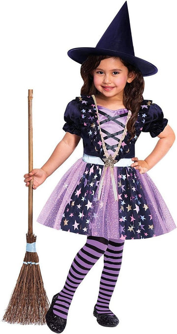 Amscan Mädchen Sternenlicht Hexe Kleid Halloween Kostüm 2-3 Jahre