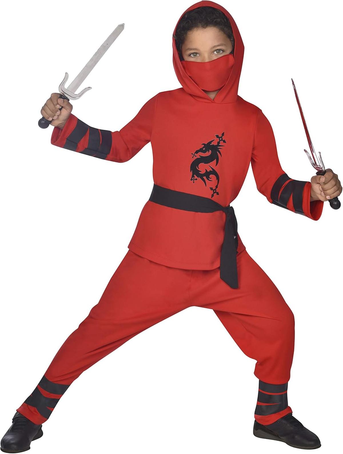 amscan Ninja Krieger Kostüm für Kinder 12-14 Jahre