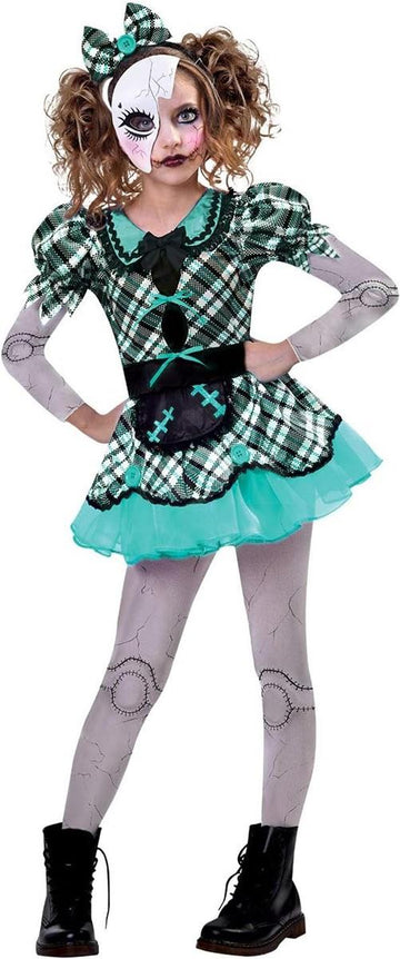 amscan Halloween Mystisches dunkles Puppenkostüm 10-12 Jahre