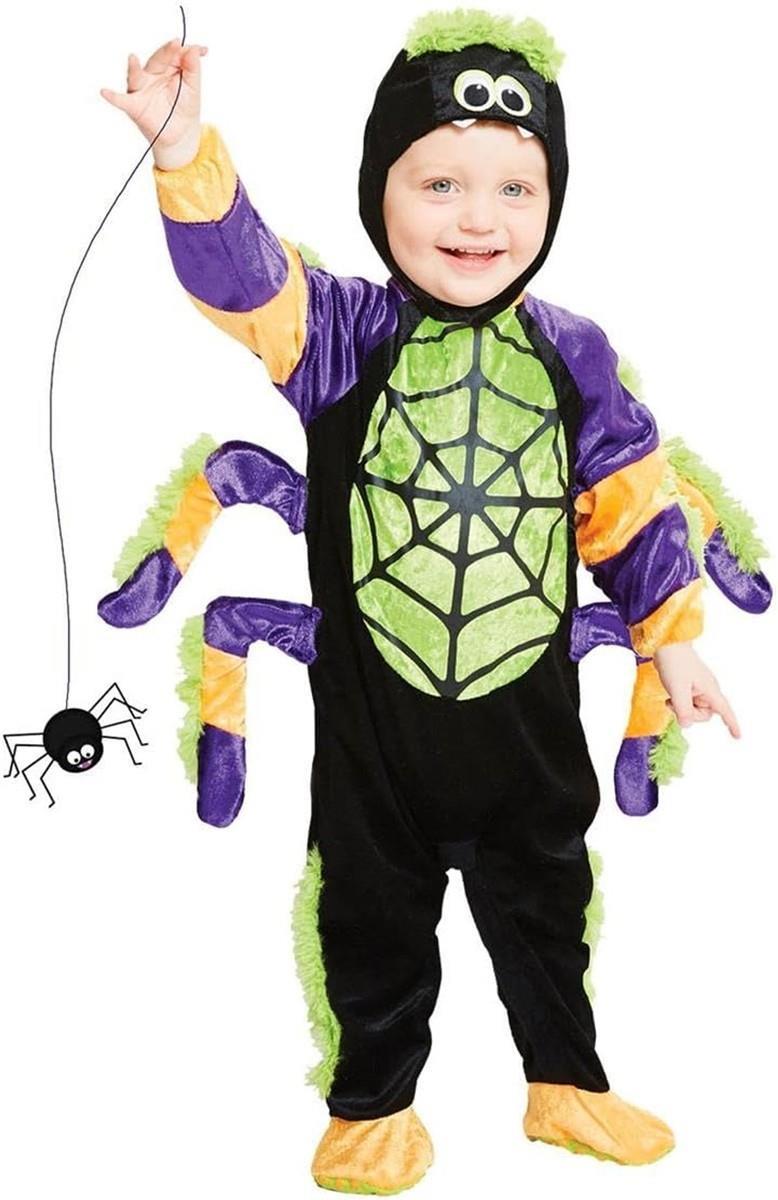 amscan Gruseliges Spinnen Halloween Kostüm für Babys Kleinkinder 12-18 Monate