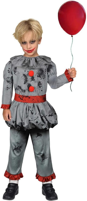 amscan Böser Clown Halloween Kostüm für Kinder Jungen