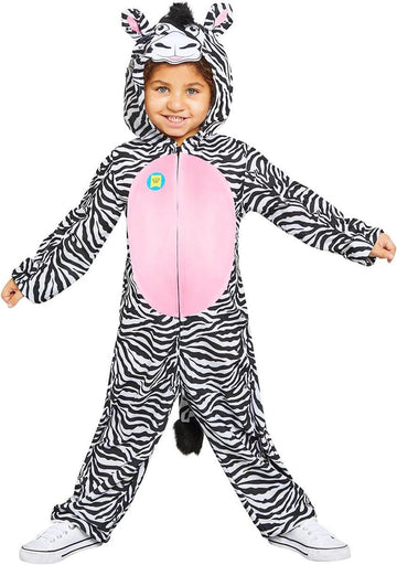 amscan gestreiftes Zebra Kostüm für Kinder 8-10 Jahre