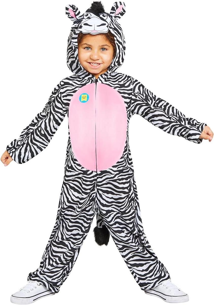 amscan gestreiftes Zebra Kostüm für Kinder 8-10 Jahre