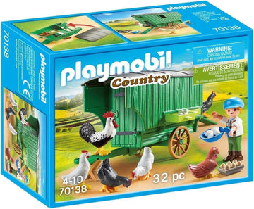 PLAYMOBIL Country 70138 Mobiles Hühnerhaus, Ab 4 Jahren