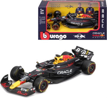 Bburago - Red Bull Racing RB20 Max Verstappen #1 2024 - Realistisches Modellauto im Maßstab 1:43, gefahren von Max Verstappen, offizielle Red Bull-Lizenz, empfohlenes Alter 3+ Jahre