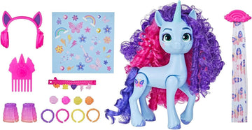 My Little Pony Spielzeug Misty Brightdawn Festival-Styling, Ponyfigur mit Accessoires