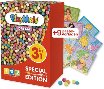 Playmais Dream 3in1 für Kinder ab 5 Jahren | Motorik-Spielzeug mit 5.000 Vorlagen | Fördert Kreativität & Feinmotorik