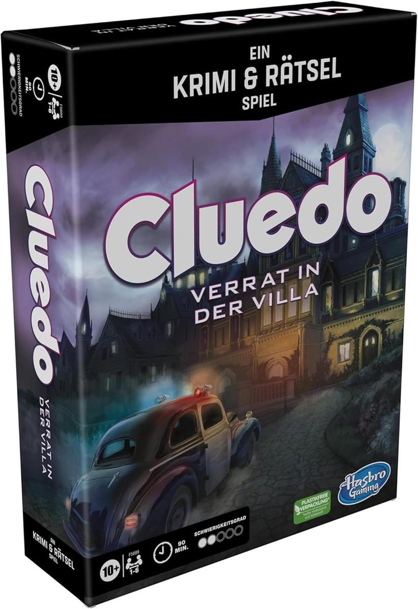 Hasbro Gaming Cluedo Escape Verrat in der Villa, spannendes Krimi- und Rätselspiel für die ganze Familie (ab 10 Jahren), Escape-Room-Spiel, für bis zu 6 Spieler