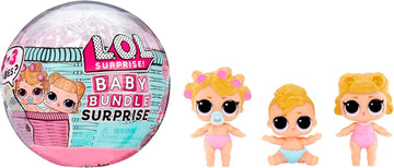 L.O.L. Surprise! Baby Bundle Surprise - Sammlerpuppen mit Baby-Thema - Zwillinge, Drillinge oder Haustiere Mit Einer Wasserüberraschung - 2 oder 3 Puppen Enthalten - Ideal für Mädchen ab 3 Jahren