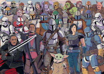 Ravensburger Puzzle 16770 - Challenge Star Wars Mandalorian - 1000 Teile Puzzle für Erwachsene und Kinder ab 14 Jahren