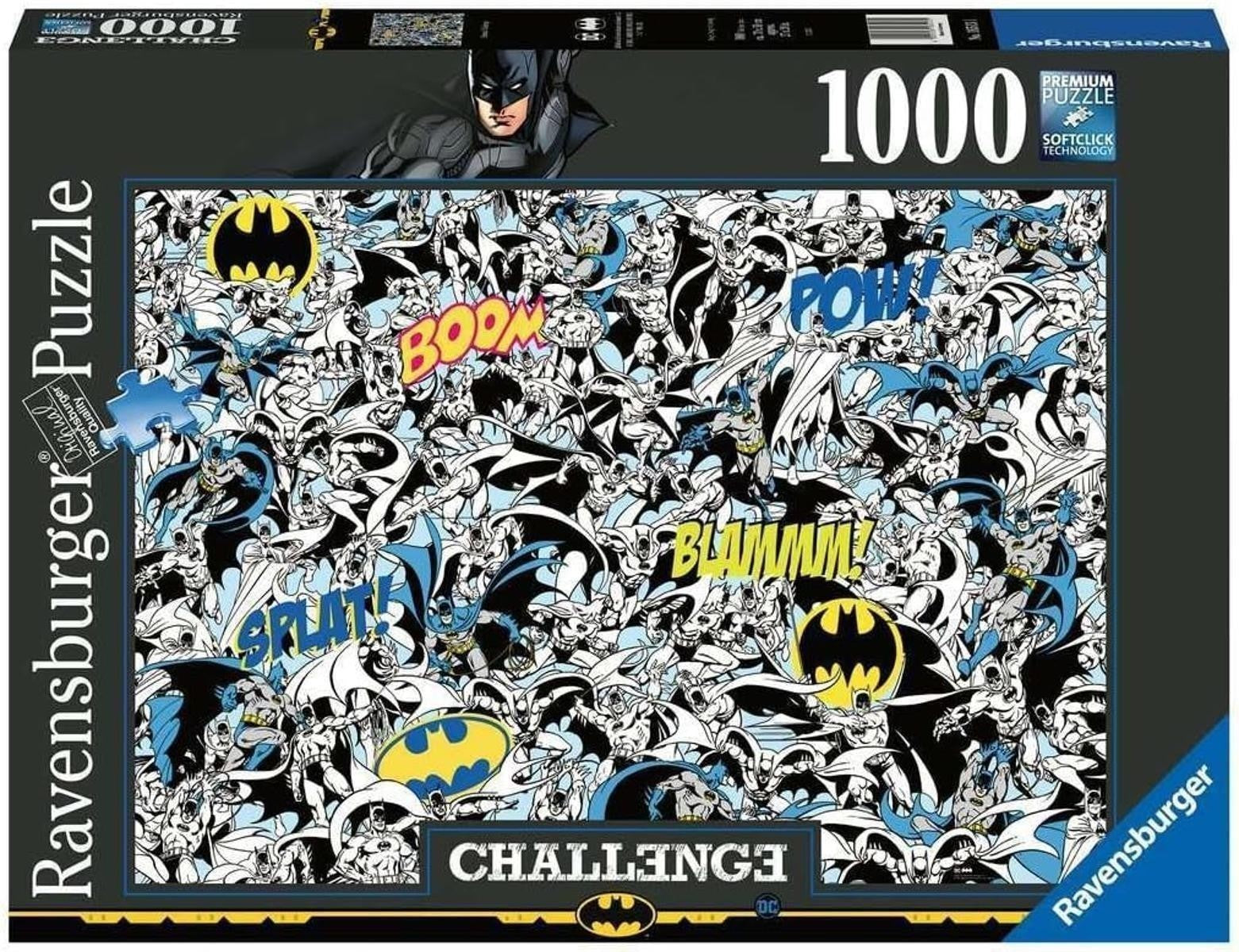 Ravensburger Puzzle 16513 - Batman Challenge - 1000 Teile Puzzle für Erwachsene und Kinder ab 14 Jahren