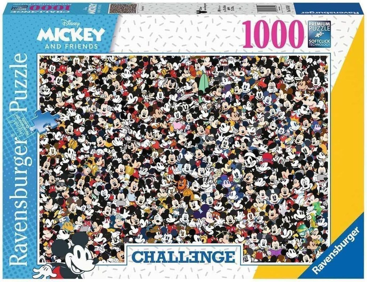 Ravensburger Puzzle 16744 - Mickey Challenge - 1000 Teile Disney Puzzle für Erwachsene und Kinder ab 14 Jahren