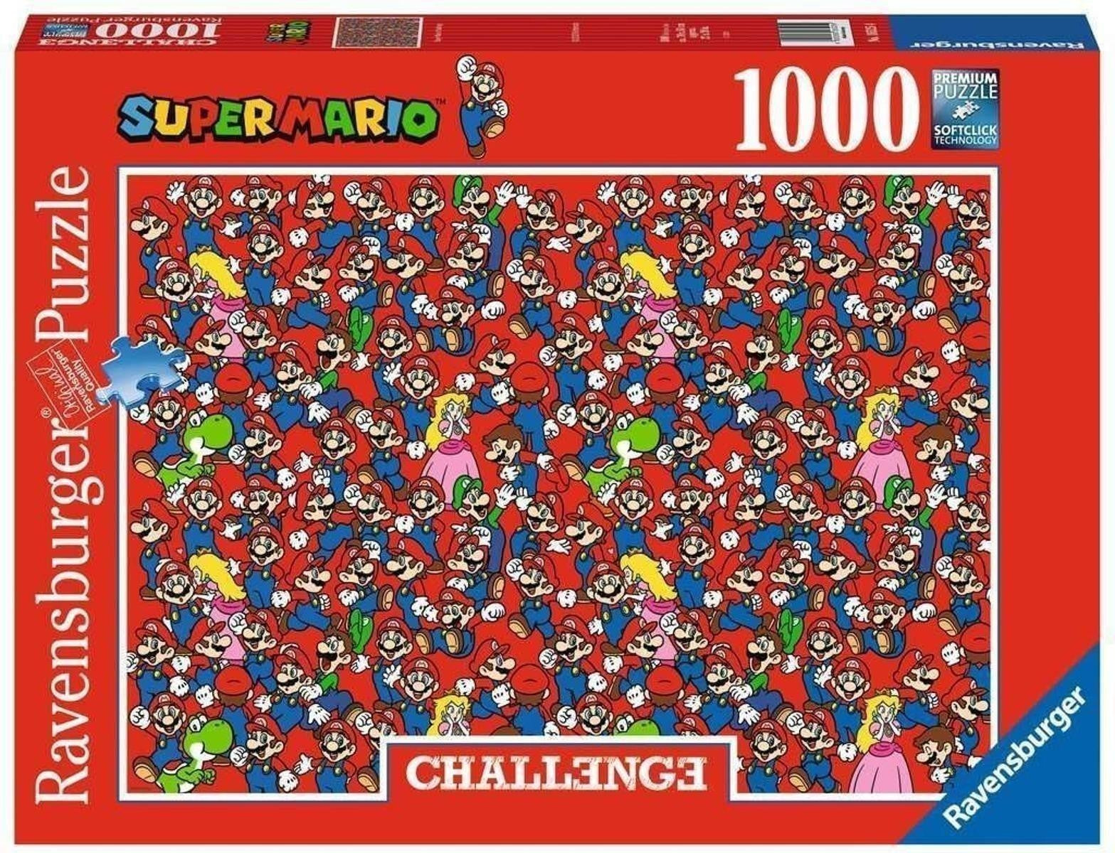 Ravensburger Puzzle 16525 - Super Mario Challenge - 1000 Teile Puzzle für Erwachsene und Kinder ab 14 Jahren