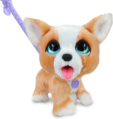 Just Play furReal Poop-A-Lots Corgi interaktives Spielzeug, 20 cm groß, hüpfender Plüschwelpe, 14-teilig, Kinderspielzeug ab 4 Jahren, 22.86