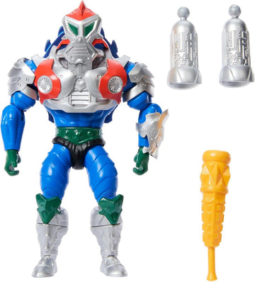 Masters of the Universe Origins Turtles of Grayskull Mekaneck Reptile Wars Bewegliche Actionfigur, Teenage Mutant Ninja und MOTU Crossover Helden-Spielzeug, JBN00