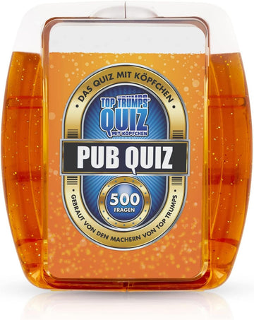 Top Trumps Quiz Pub Quiz Edition - Kartenspiel für Pub und Trivia Fans! - Fanartikel & Merchandise - Kartenspiel für 2+ Spieler ab 14+ Jahren - Deutsch