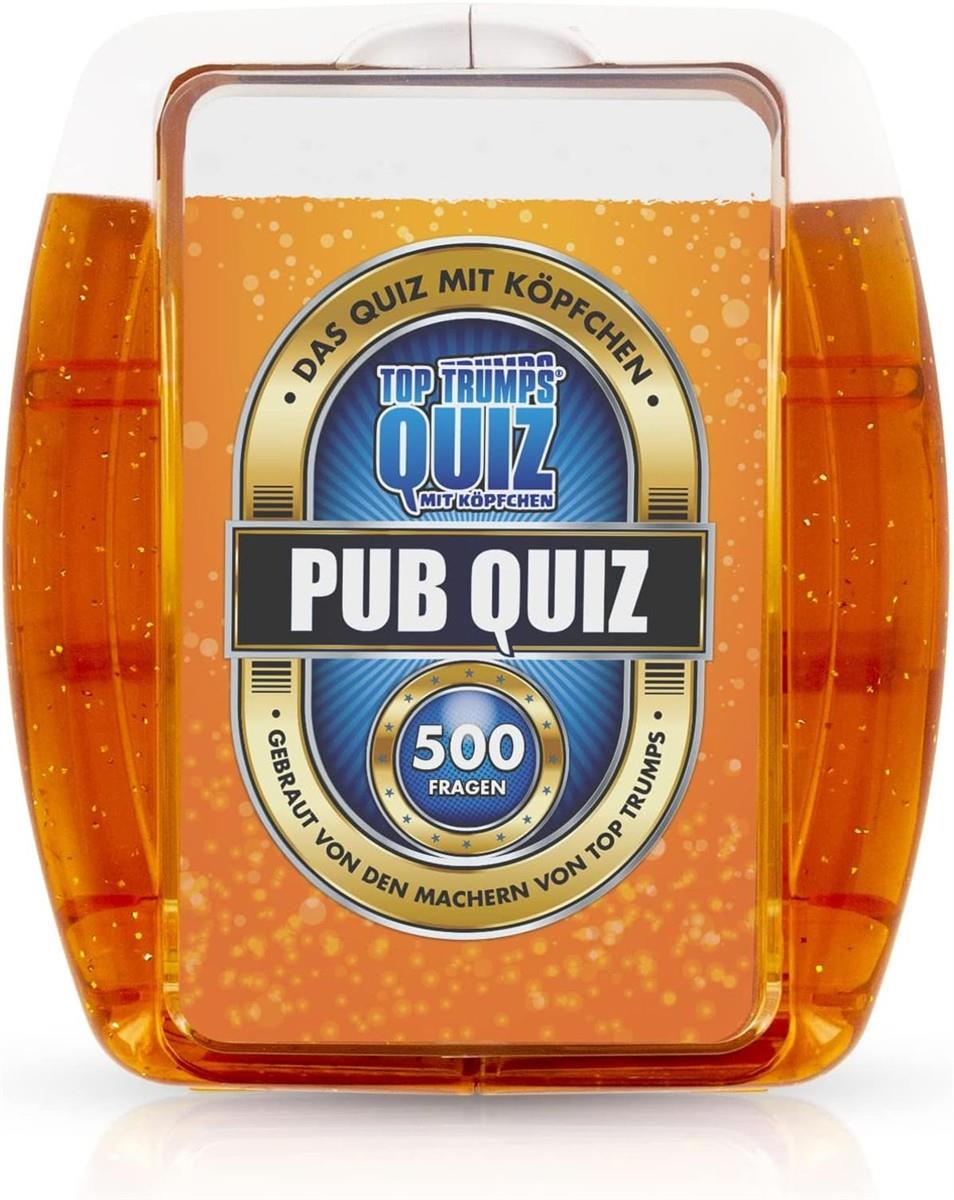 Top Trumps Quiz Pub Quiz Edition - Kartenspiel für Pub und Trivia Fans! - Fanartikel & Merchandise - Kartenspiel für 2+ Spieler ab 14+ Jahren - Deutsch