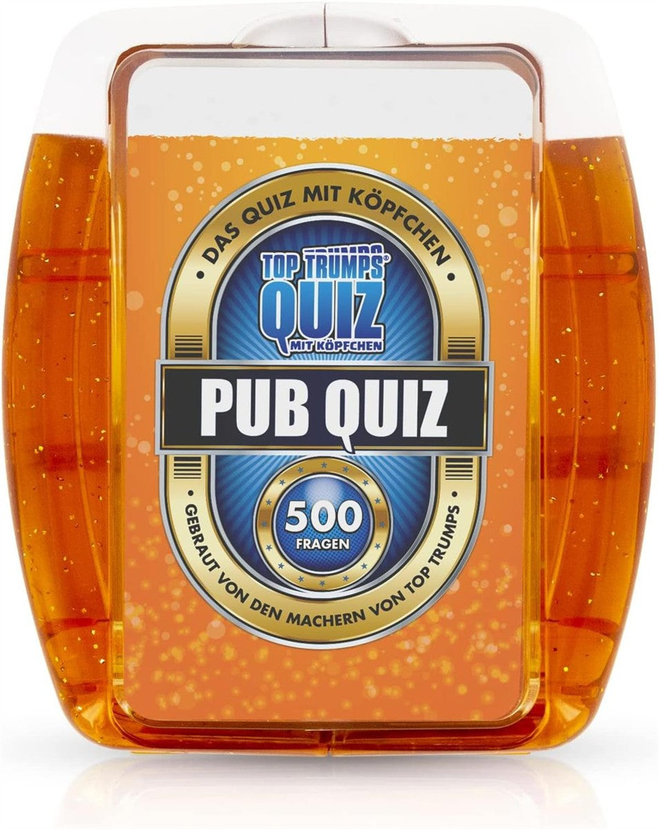 Top Trumps Quiz Pub Quiz Edition - Kartenspiel für Pub und Trivia Fans! - Fanartikel & Merchandise - Kartenspiel für 2+ Spieler ab 14+ Jahren - Deutsch