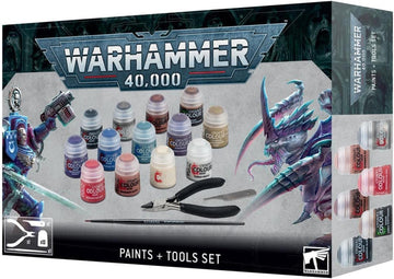 Games Workshop - Warhammer 40.000: Farben + Werkzeuge Set