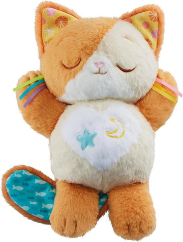 VTech Baby Schlummer-Kätzchen – Niedliches Kuscheltier als Beruhigungshilfe – Mit sanften Bewegungen, Schlafliedern, Melodien und Naturgeräuschen – Für Kinder von 0-36 Monaten