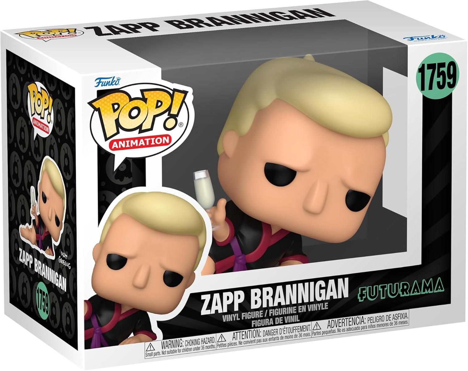 Funko POP! TV: Futurama - Zapp Brannigan - Vinyl-Sammelfigur - Geschenkidee - Offizielle Handelswaren - Spielzeug Für Kinder und Erwachsene - TV Fans - Modellfigur Für Sammler und Display