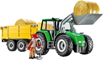 PLAYMOBIL 9317 Traktor mit Anhänger Spielset, Einzeln, Mehrfarbig, Standard