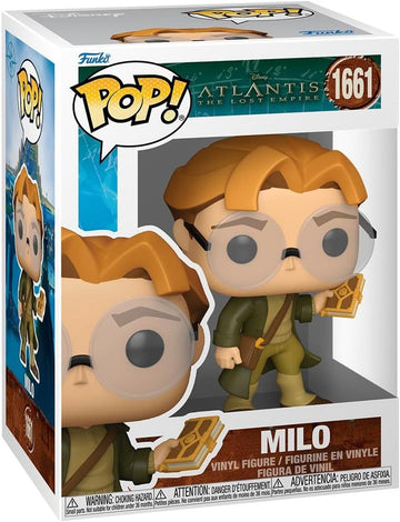 Funko Pop! Disney: Atlantis The Lost Empire – Milo Thatch - Vinyl-Sammelfigur
