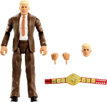 Mattel Mattel WWE Elite-Actionfiguren und Zubehörteile, ca. 15 cm große Superstar-Sammelfiguren mit 25 Bewegungspunkten und lebensechtem Aussehen (Stile können abweichen), JCJ31