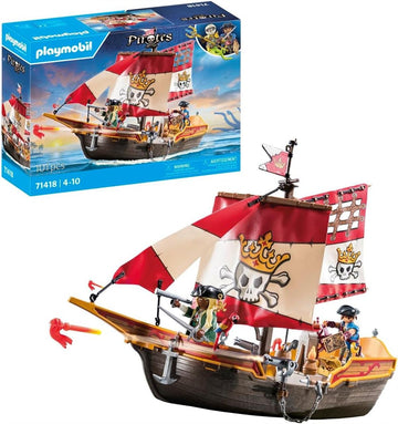 PLAYMOBIL Pirates 71418 Piratenschiff ab 4 Jahre