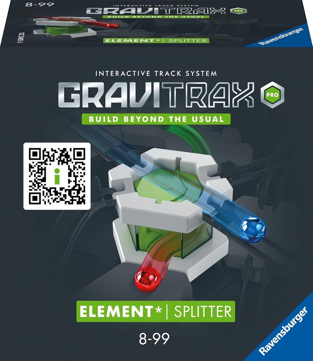 Ravensburger GraviTrax PRO Element Splitter 22383 - GraviTrax Erweiterung für Deine Kugelbahn - Murmelbahn und Konstruktionsspielzeug ab 8 Jahren, GraviTrax Zubehör kombinierbar mit Allen Produkten
