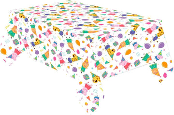 Amscan 9918341 – Peppa Pig Papiertischdecke für Kindergeburtstage, 1,8 m x 1,2 m
