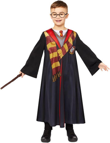 Amscan Kinderkostüm Harry Potter Hogwarts Gryffindor Magier Zauberer Karneval Fasching Größe 110 Alter 4-6 Jahre
