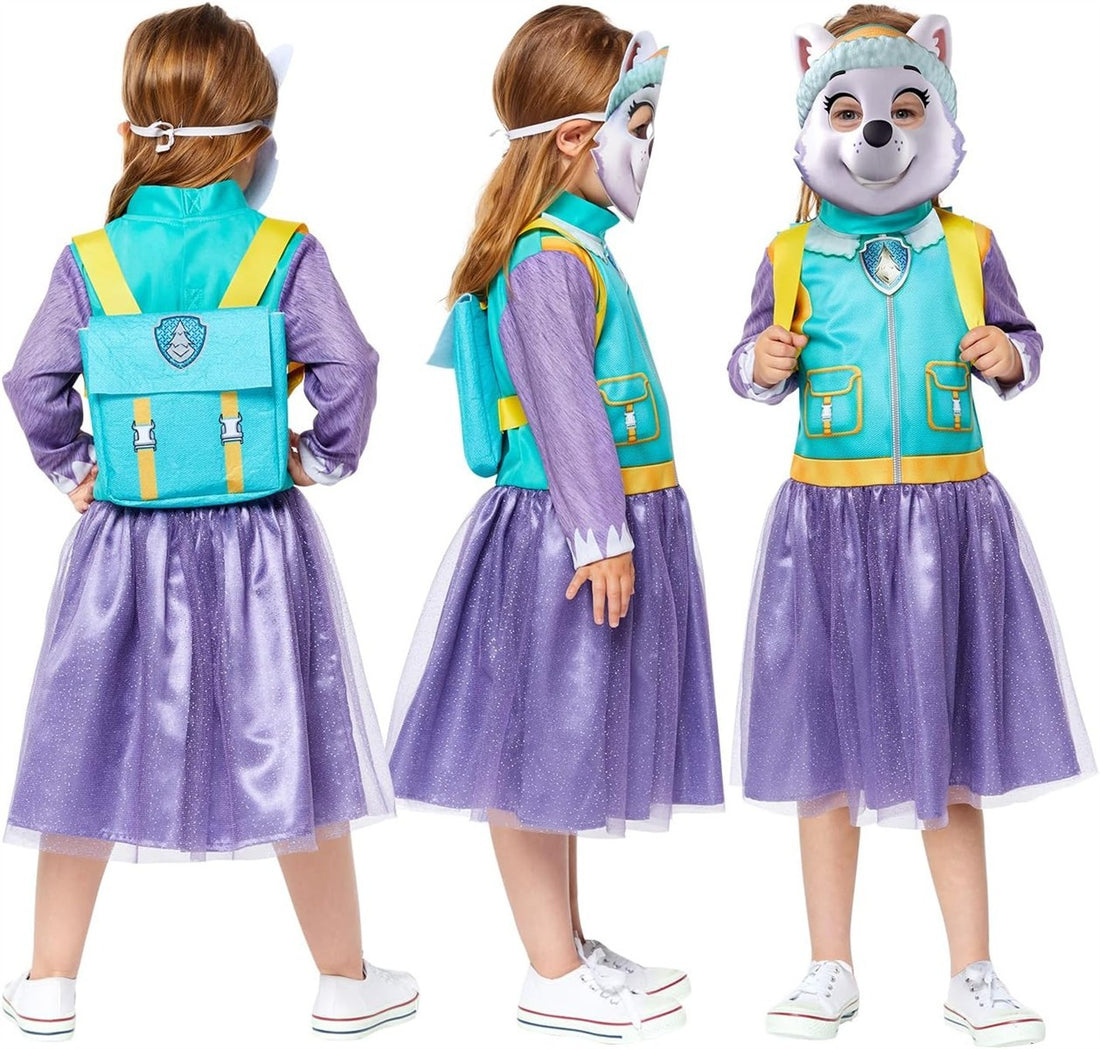 amscan Kinder Mädchen Paw Patrol Everest Karneval Halloween Fasching Kostüm 3-4 Jahre