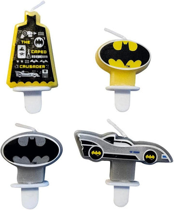 amscan Batman Party 4 Kerzen
