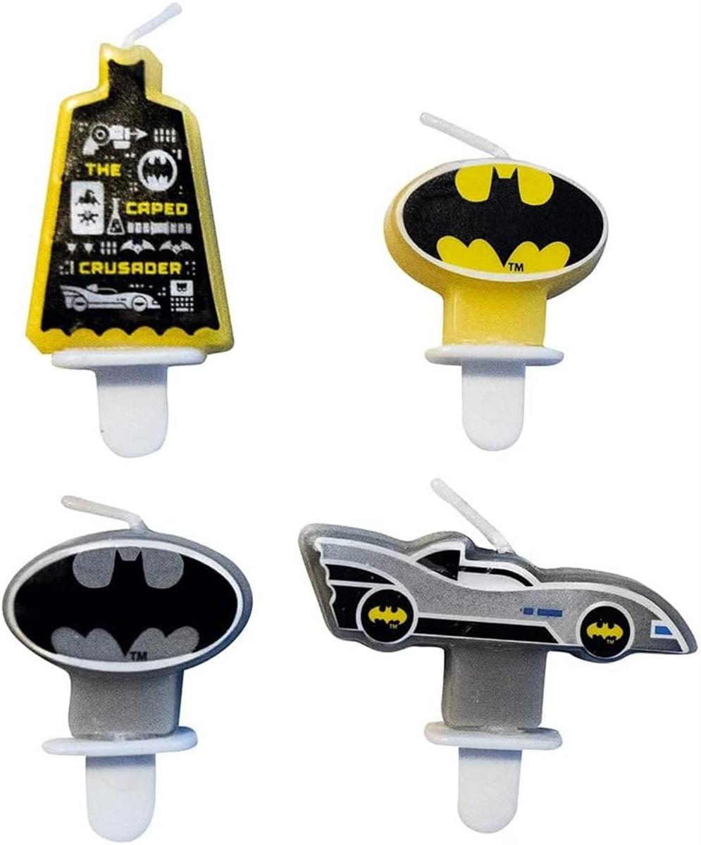 amscan Batman Party 4 Kerzen