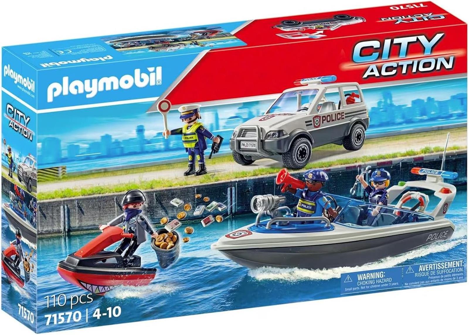 PLAYMOBIL 71570 Polizeijagd im Wasser