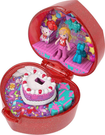 Polly Pocket Schatullen-Spielset Schmuckkästchen mit Puppe 4+ JGK21