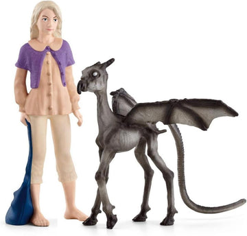 SCHLEICH Harry Potter Luna Lovegood & Thestral 42636 Sammelfiguren 2-tlg.Set Fabelwesen 6+