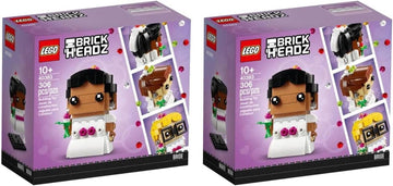 LEGO® BrickHeadz 2x 40383 Braut Bundle Hochzeit