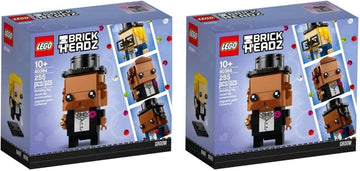 LEGO® BrickHeadz 2x 40384 Bräutigam Bundle Hochzeit