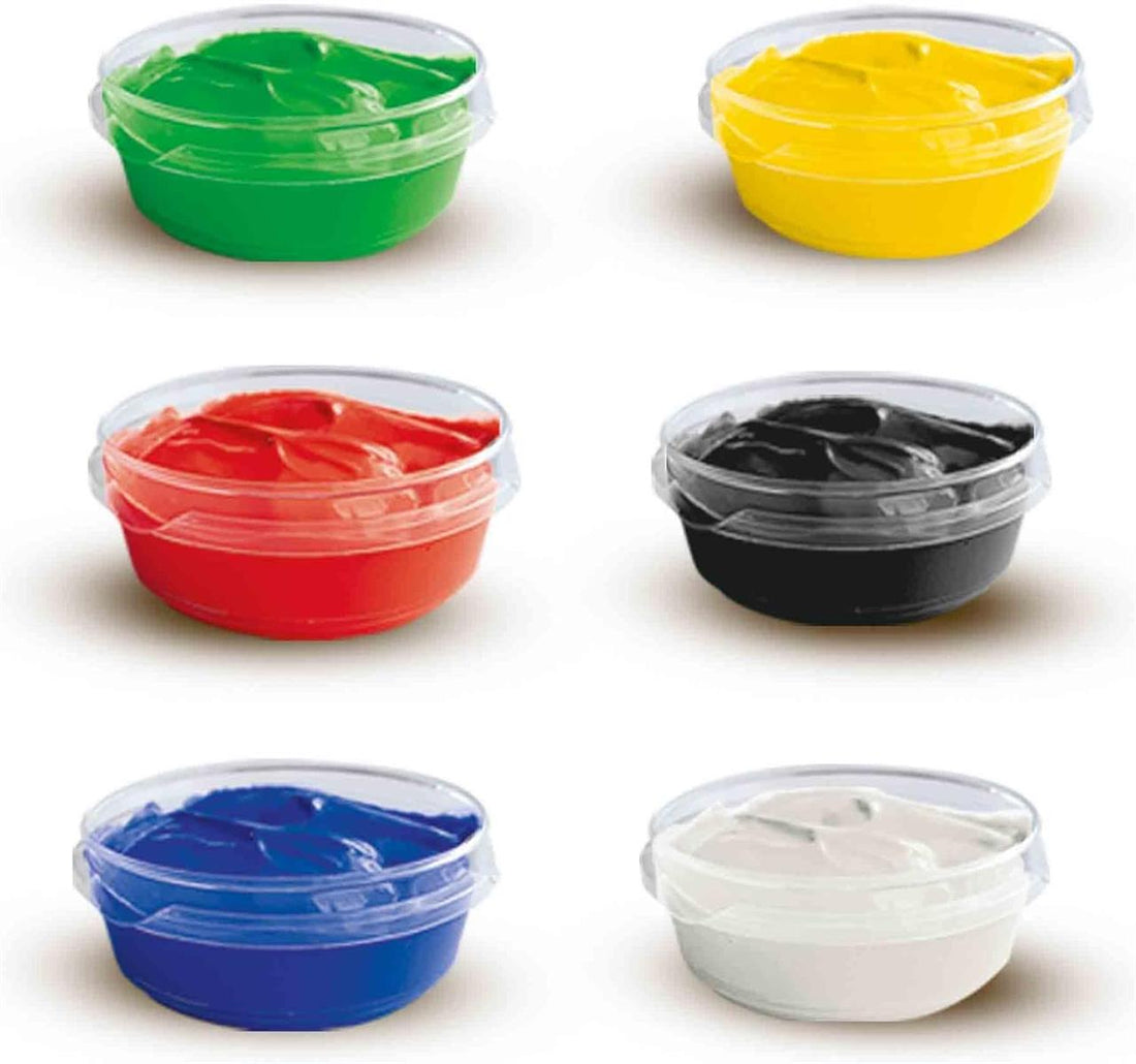 SES Creative 00381 Plakatfarbe (6x45ml), diverse Farben, 45 milliliters