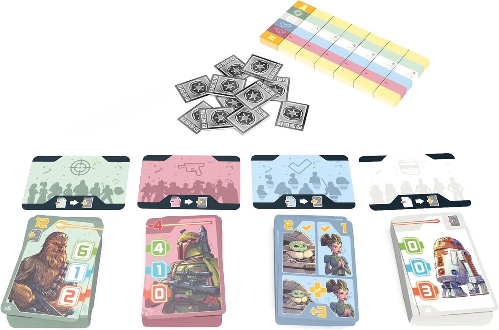 Zygomatic, Star Wars: Bounty Hunters, Familienspiel, Kartenspiel, 2-6 Spieler, Ab 10+ Jahren, 20 Minuten, Deutsch