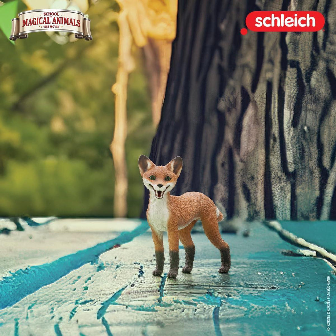 schleich 14908 Rabbat der Fuchs, ab 3 Jahren, Die Schule der magischen Tiere - Spielfigur, 10 x 3 x 7 cm