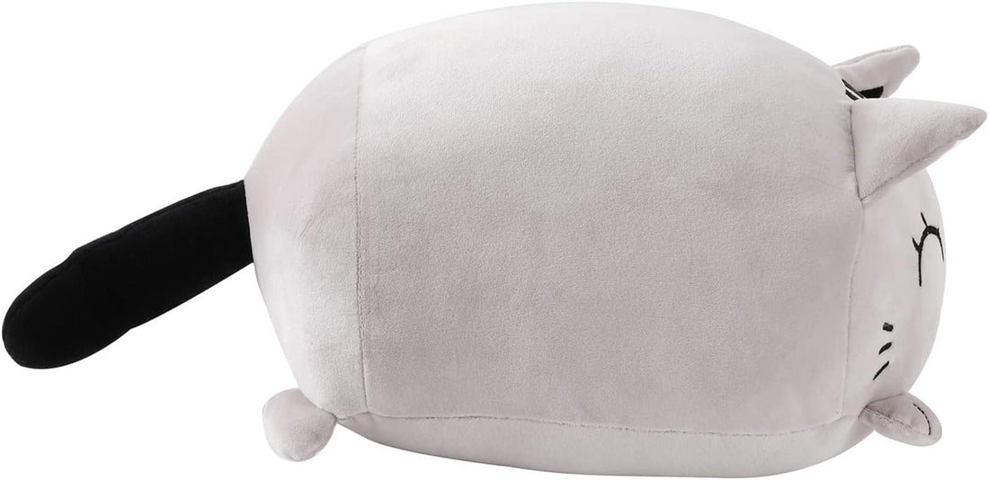 I-TOTAL® Dekoratives Kissen für Bett Sofa Bequem und kuschelig graue Katze