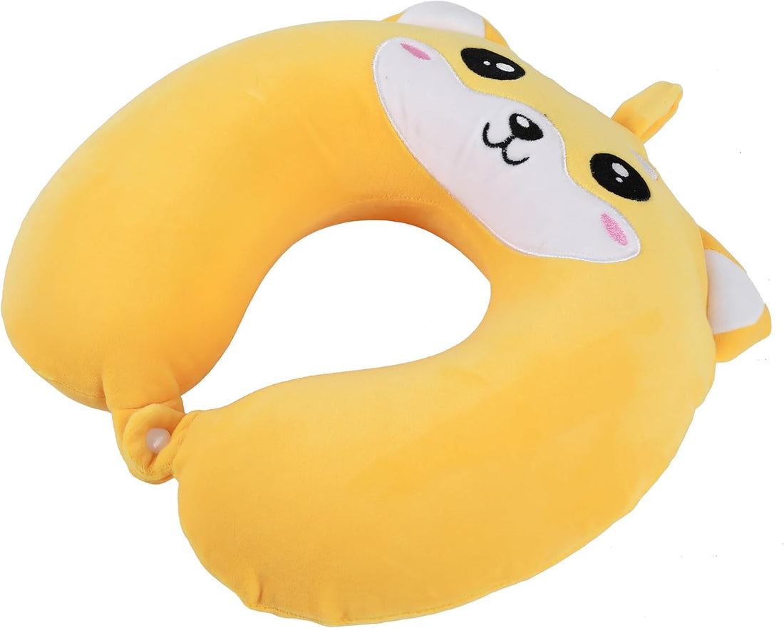 I-TOTAL® Reisekissen Nackenkissen weich für Nackenstützen Motiv Shiba