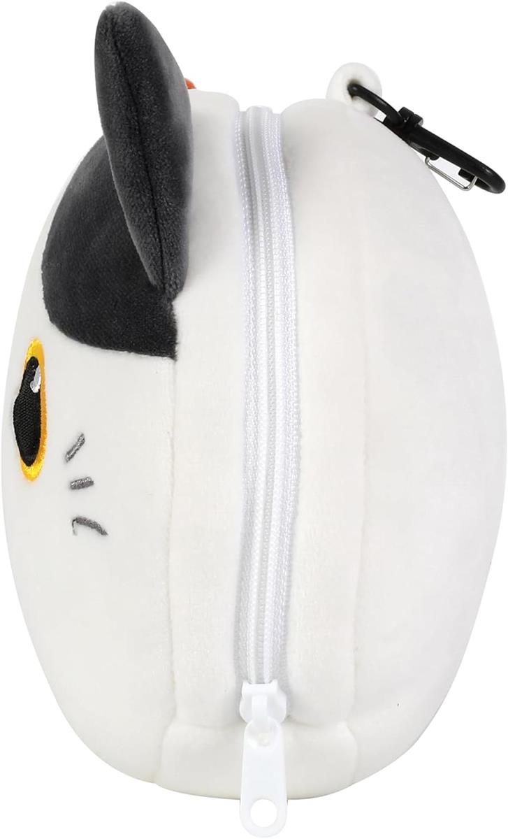 I-TOTAL® Kissen mit Schlafmaske, verschließbares Kissen mit Haken orange Katze