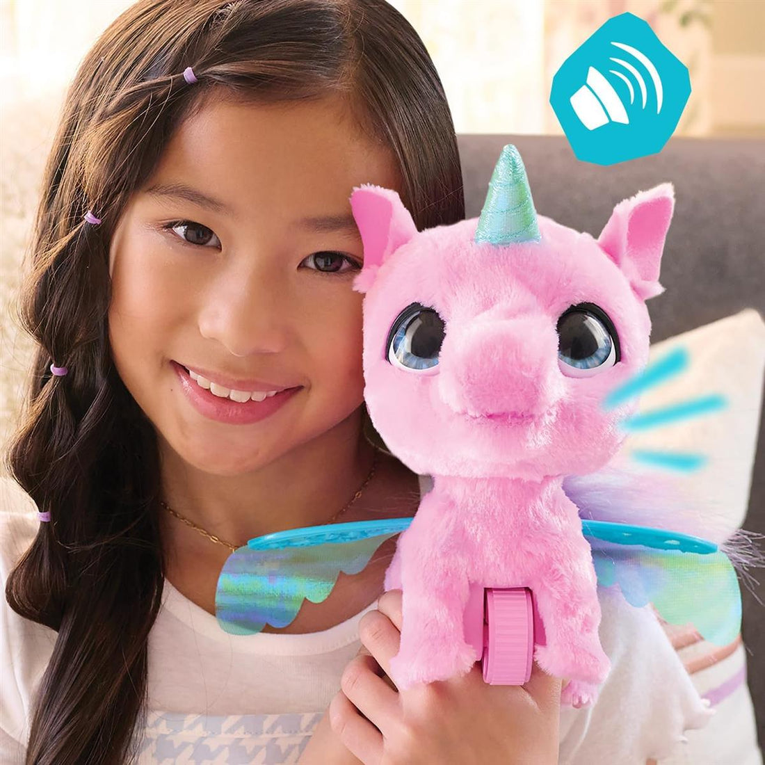Just Play furReal Fly-A-Lots Alihorn Interaktives Spielzeug, Kinderspielzeug ab 4 Jahren