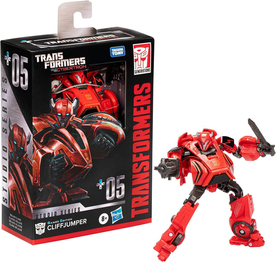 Transformers Studio Series Deluxe Kampf um Cybertron 05 Gamer Edition Cliffjumper Action-Figur, 11 cm
